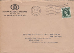 118332 1969 MAIL LONDON TO BELGIUM.