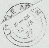 118333 1959 MAIL LONDON TO ADEN COLONY.