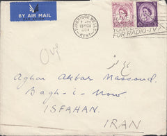 118336 1958 MAIL TUNBRIDGE WELLS TO IRAN.