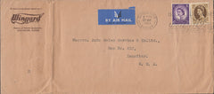 118392 1955 ADVERTISING AIR MAIL CHICHESTER TO ZANZIBAR.