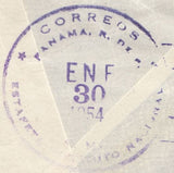 118453 1954 AIR MAIL LONDON TO PANAMA, REPUBLIC OF PANAMA.