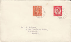 118464 1953 MIXED REIGNS/'EDINBURGH-YORK T.P.O.'.