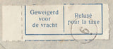 118469 1957 UNDERPAID MAIL CORNWALL TO BELGIUM.