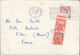 118482 1960 UNDERPAID MAIL HACKNEY TO POSTE RESTANTE IN FRANCE.