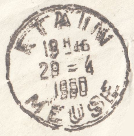 118482 1960 UNDERPAID MAIL HACKNEY TO POSTE RESTANTE IN FRANCE.