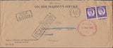 118494 1958 UNDELIVERED MAIL NEWCASTLE-ON-TYNE TO PORTUGAL.