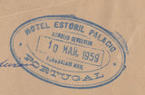 118494 1958 UNDELIVERED MAIL NEWCASTLE-ON-TYNE TO PORTUGAL.