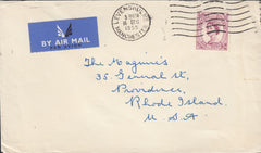 118497 1955 MAIL LEVENSHULME TO USA.