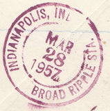 118507 1957 UNDERPAID REGISTERED AIR MAIL LITTLEHAMPTON TO USA.