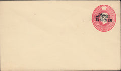 118530 1951 KGV1 2½D CARMINE ENVELOPE/POST OFFICE TRAINING.