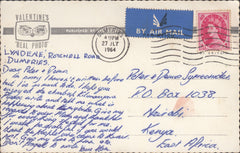 118654 1964 MAIL DUMFRIES TO KENYA.
