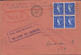 118708 1957 UNDELIVERED MAIL RICHMOND AND TWICKENHAM TO USA.