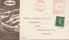 118820 1957 ADVERTISING MAIL GRAYS (ESSEX) TO GERMANY.