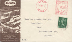 118820 1957 ADVERTISING MAIL GRAYS (ESSEX) TO GERMANY.