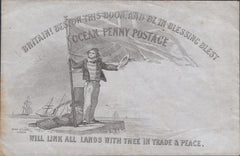 118857 MYERS OCEAN PENNY POSTAGE ENVELOPE.