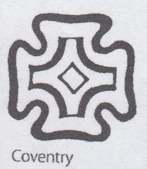 118882 1843 1D PL.37 (SG8)(RH) COVENTRY DISTINCTIVE MALTESE CROSS (SPEC B1tg).