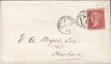 118895 PL.52 (SG40)(IG) ON COVER CHELTENHAM TO EVESHAM.