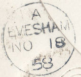 118895 PL.52 (SG40)(IG) ON COVER CHELTENHAM TO EVESHAM.