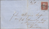 119105 PL.152 (SG8)(NJ) ON COVER BELFAST TO LONDON.
