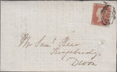 119144 PL.148 (SG8)(PL) ON PRICES CURRENT WRAPPER LIVERPOOL TO KINGSBRIDGE (DEVON).