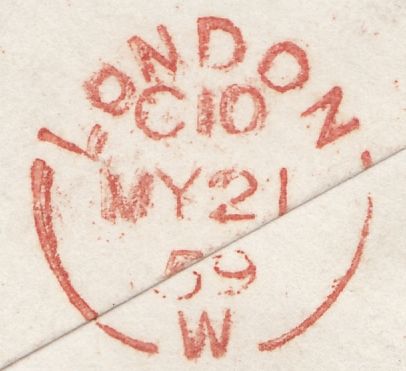 119345 1859 LONDON 'CURZON-ST' UDC/PL.27(SG40)(DI).