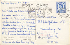 119430 1966 MAIL SEAFORD (SUSSEX) TO AUSTRIA/GOLF SLOGAN.