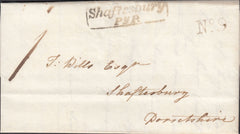 119585 1837 DORSET/'SHAFTESBURY PENNY POST' (DT461).