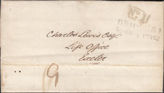 119596 1835 DORSET/'BRIDPORT PENNY POST' (DT118).