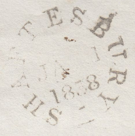 119601 1838 DORSET/SHAFTESBURY PENNY POST.