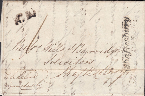 119604 1839 DORSET/'SHAFTESBURY PENNY POST' (DT461).