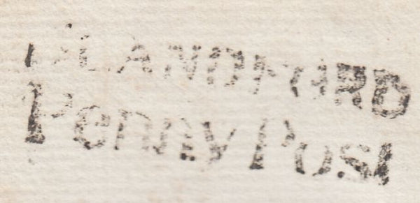 119618 1832 DORSET/'BLANDFORD PENNY POST' HAND STAMP (DT54).