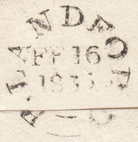 119619 1833 DORSET/'BLANDFORD PENNY POST' HAND STAMP (DT54).