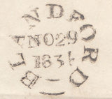 119621 1834 DORSET/'BLANDFORD PENNY POST' HAND STAMP (DT54).