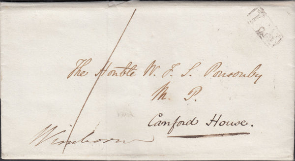 119622 1833 DORSET/'BLANDFORD PENNY POST' HAND STAMP (DT54).