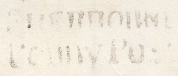 119627 1838 DORSET/'SHERBORNE PENNY POST' HAND STAMP (DT525).