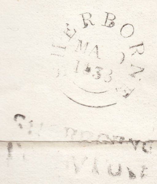 119638 1838 DORSET/'SHERBORNE PENNY POST' (DT525).