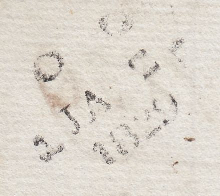 119651 1839 DORSET/'POOLE PENNY POST' HAND STAMP (DT394).