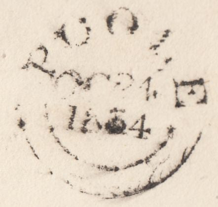 119652 1834 DORSET/'POOLE PENNY POST' HAND STAMP (DT394).