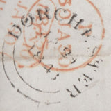 119663 1843 DORSET/DORCHESTER PENNY POST/1D RED (SG8).