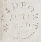 119671 1836 DORSET/'BRIDPORT PENNY POST' HAND STAMP (DT118).