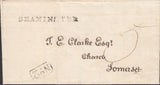 119676 1827 MAIL BEAMINSTER (DORSET) TO CHARD/'BEAMINSTER' HAND STAMP (DT10)/'CREWKERNE PENNY POST' HAND STAMP (SO411).