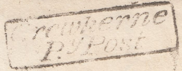 119676 1827 MAIL BEAMINSTER (DORSET) TO CHARD/'BEAMINSTER' HAND STAMP (DT10)/'CREWKERNE PENNY POST' HAND STAMP (SO411).