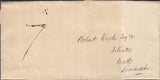 119679 1839 MOURNING WRAPPER BEAMINSTER TO BATH/'CREWKERNE PENNY POST' HAND STAMP (SO411).