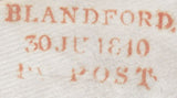 119685 1840 DORSET/'BLANDFORD PENNY POST' HAND STAMP (DT56).