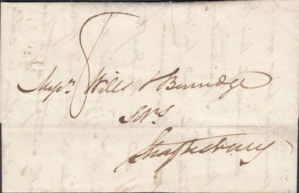119703 1834 DORSET/'BLANDFORD PENNY POST' HAND STAMP (DT54).