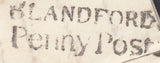 119703 1834 DORSET/'BLANDFORD PENNY POST' HAND STAMP (DT54).