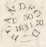 119703 1834 DORSET/'BLANDFORD PENNY POST' HAND STAMP (DT54).