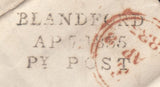 119712 1835 DORSET/'BLANDFORD PENNY POST' HAND STAMP (DT56).