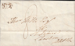 119714 1836 DORSET/'BLANDFORD PENNY POST' HAND STAMP (DT56).