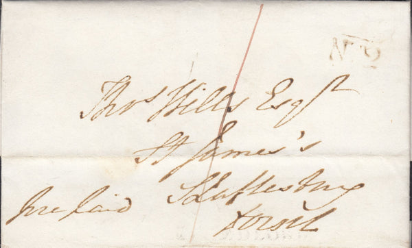 119716 1840 DORSET/'BLANDFORD PENNY POST' HAND STAMP (DT56).